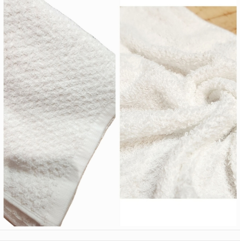 Soft White Hand towels and washcloth combo